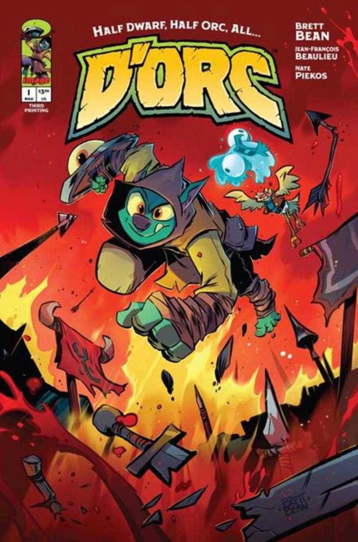 D'orc #1 (Third Printing) - Brett Bean - Image Comics
