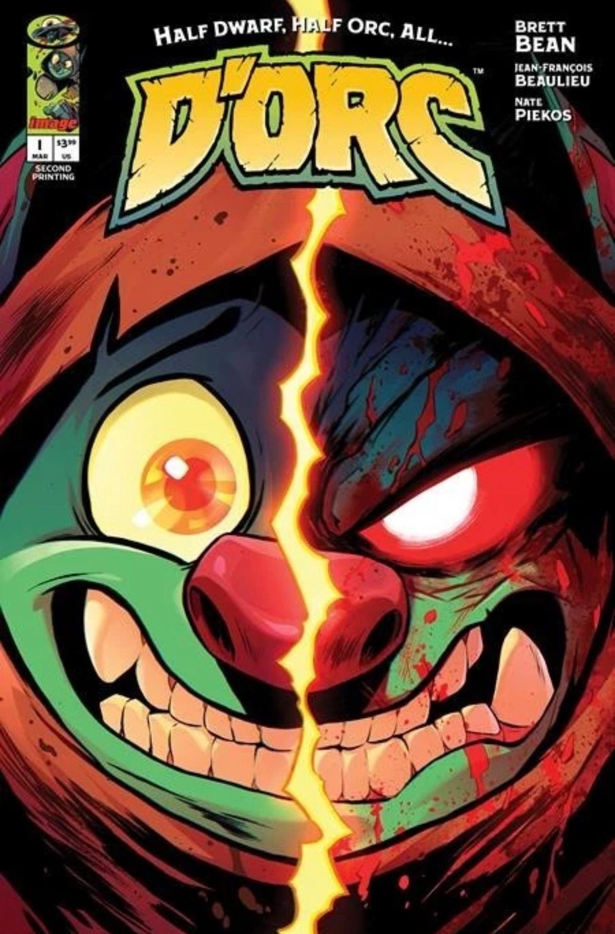 D'orc #1 (Second Printing) - Brett Bean - Image Comics
