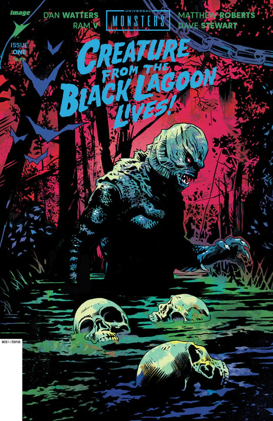 Universal Monsters Creature from the Black Lagoon Lives # 1 Exclusive by Michael Walsh