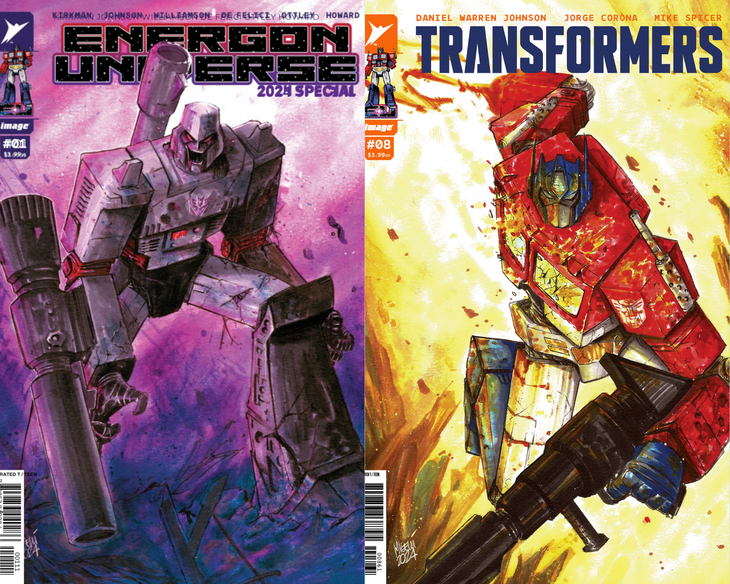 Transformers 8/ Energon Universe 2024 Special #1 Alessandro Micelli Variants