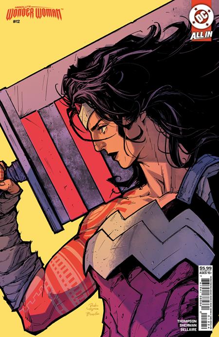 ABSOLUTE WONDER WOMAN #12 Second Printing Cvr B Rickie Yagawa Card Stock Var