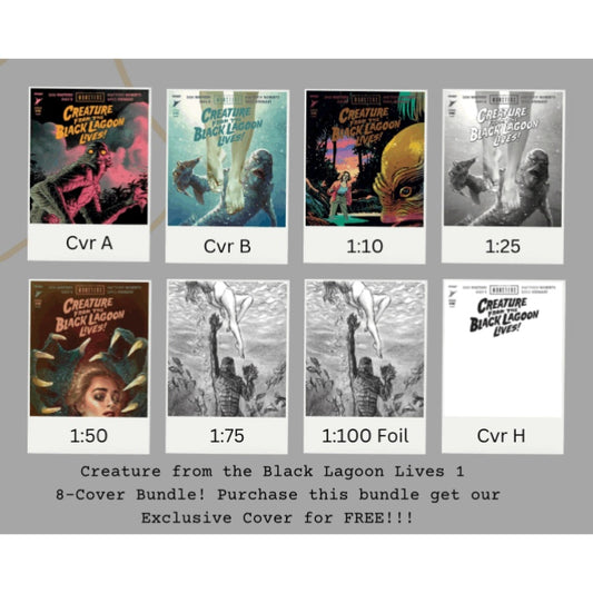 Creature from the Black Lagoon Lives # 1  8 - Cover Bundle + FREE Exclusive