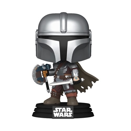 Star Wars: The Mandalorian and Grogu - The Mandalorian (Dual Wield) Funko Pop! Vinyl Figure #844