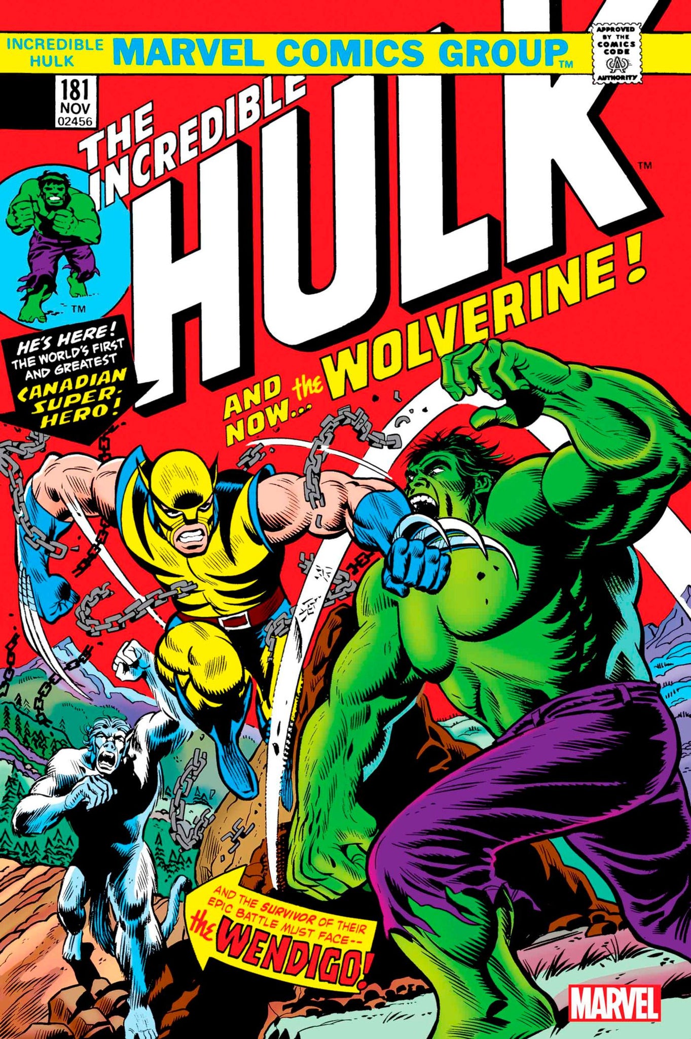Incredible Hulk #181 Facsimile Edition FOIL