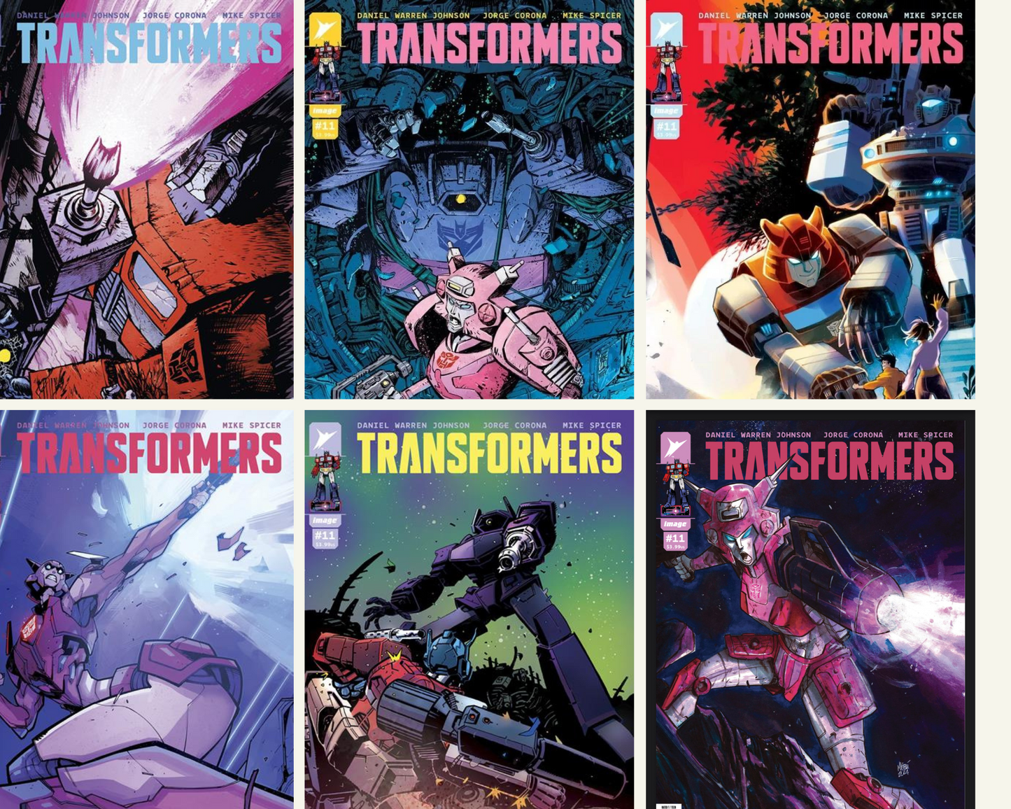 Transformers 11 A, B, C, D, E & Bundle