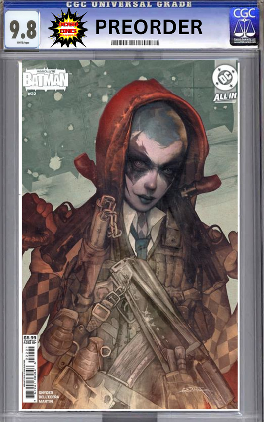 Guaranteed CGC 9.8 Absolute Batman #22 Cover B Dan Quintana Preorder
