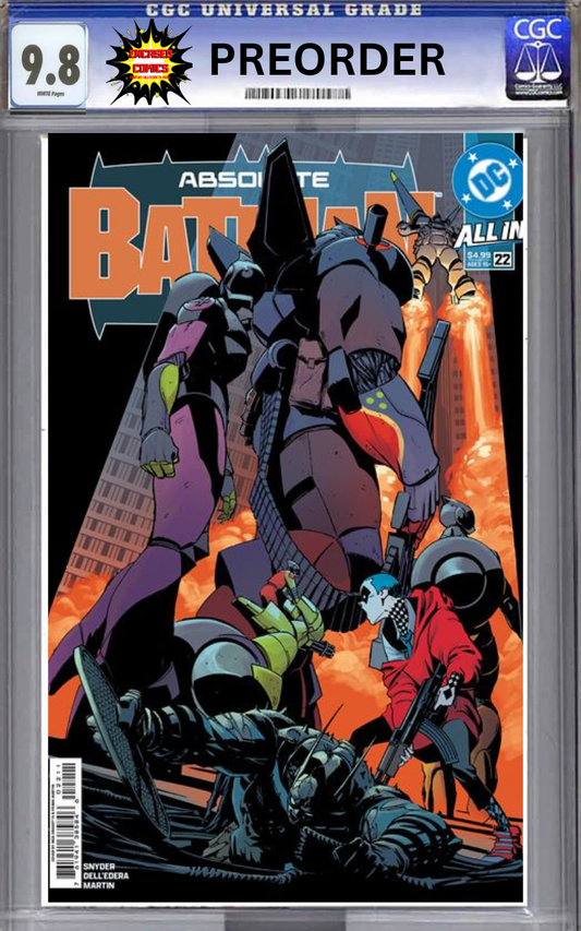 Guaranteed CGC 9.8 Absolute Batman #22 Dragotta Cover Preorder