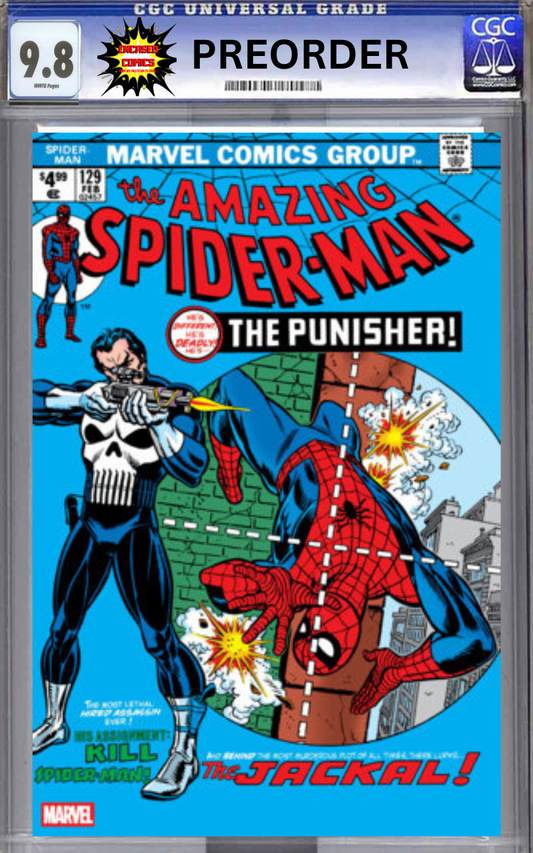 CGC 9.8 Amazing Spider-Man 129 Facsimile Blue Foil Variant Pre-Sale