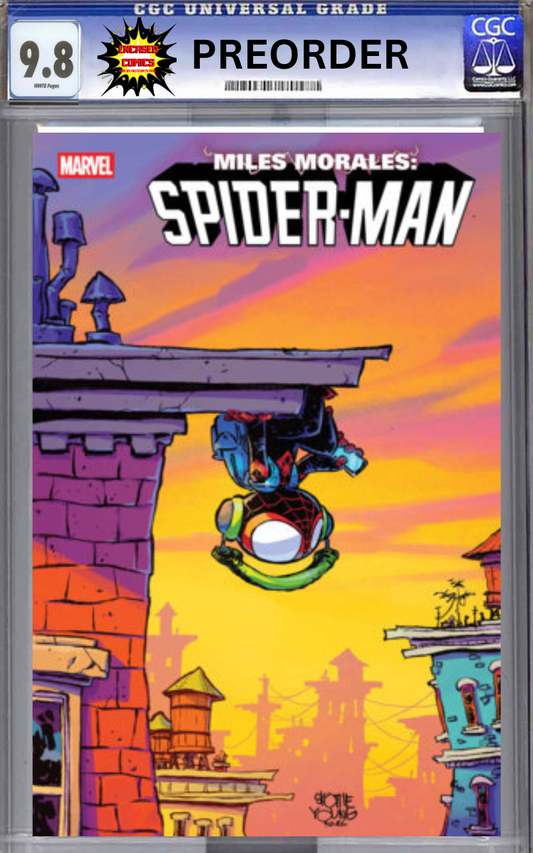 CGC 9.8 Miles Morales: Spider-Man #1 – Skottie Young Variant Pre-Sale
