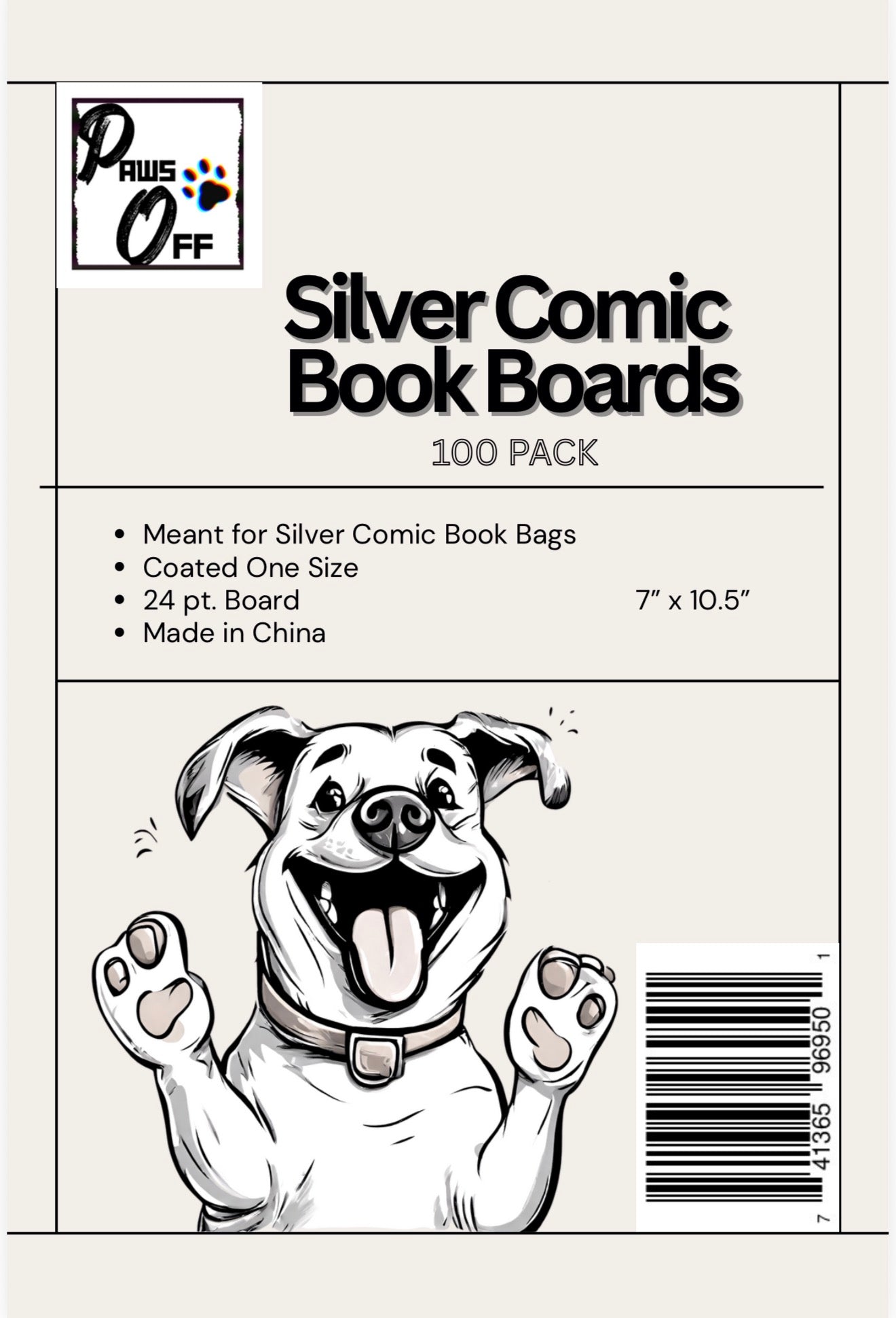 Introductory Pricing Silver Age Comicbook 24pt Boards