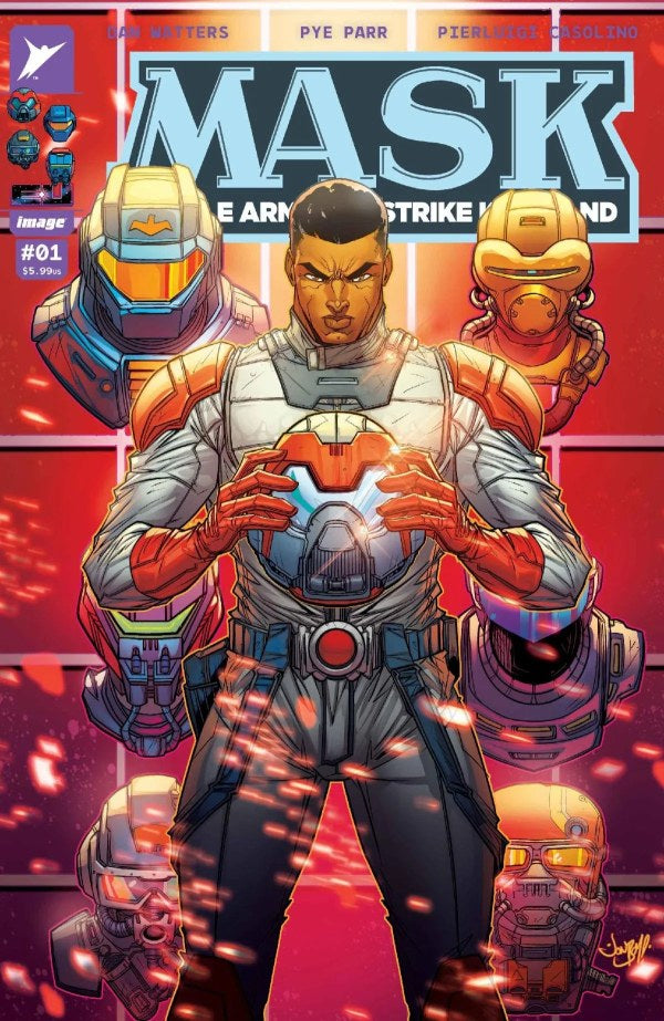 M.A.S.K. #1 Cover | 1:100 Jonboy Meyers Foil Variant