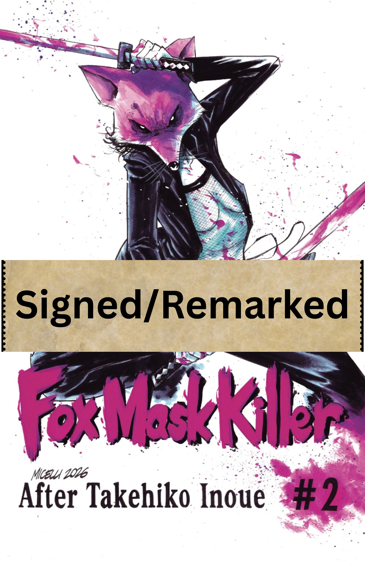 Exquisite Corpses Fox Mask Killer #2  Vagabond Homage