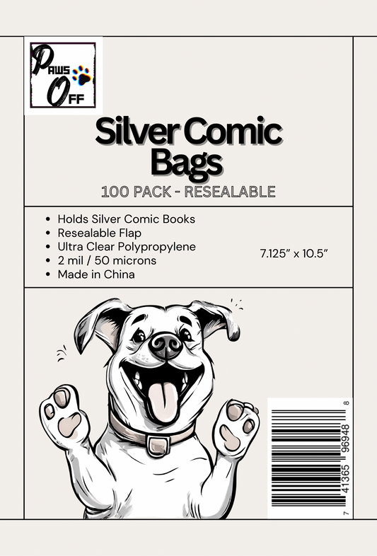 Introductory Pricing Resealable Silver Age Comic Book Bags