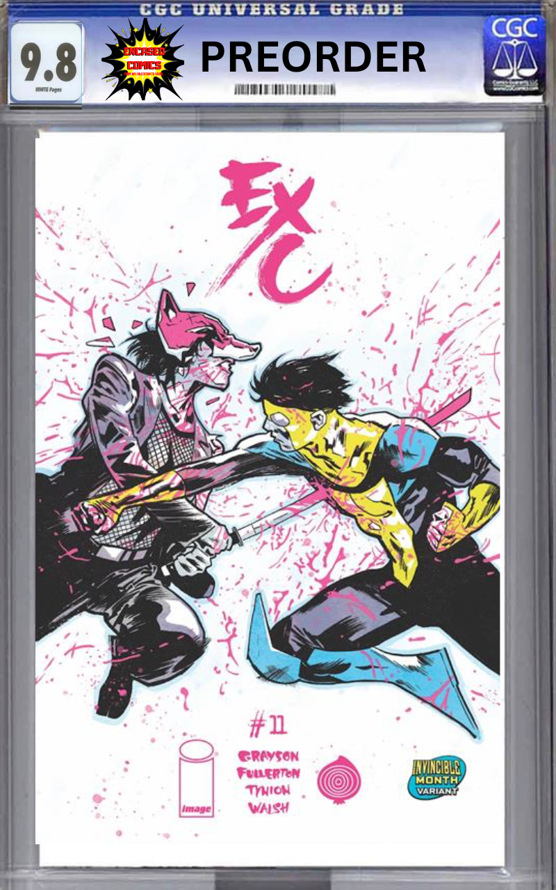 CGC 9.8 EXQUISITE CORPSES #11 CVR H MICHAEL WALSH INVINCIBLE TEAM UP PREORDER w/ Free Frame Upgrade