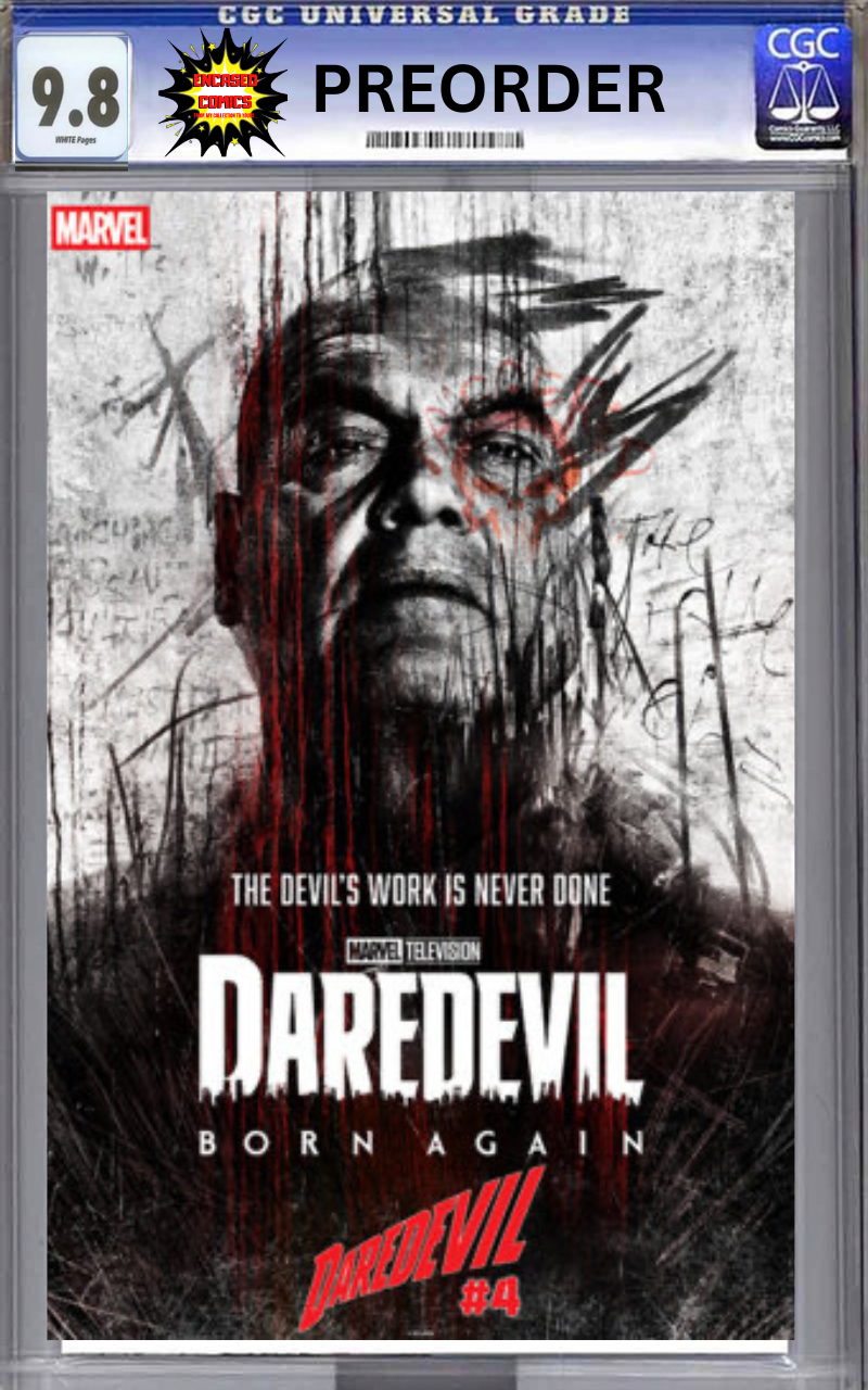 CGC 9.8 Daredevil #4 Marvel Television Variant 2026 PRESALE + Free Display Frame ($30 Value) FOC 6/8/26