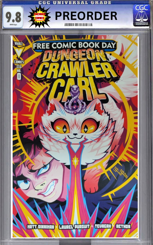CGC 9.8 Dungeon Crawler Carl  # 0 FCBD (Preorder)