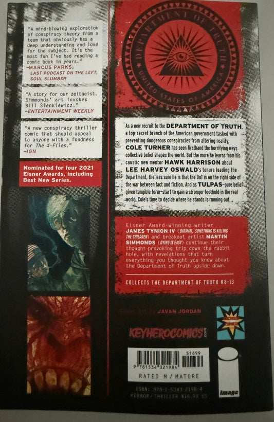 Department of Truth TP VOL 02 JAVAN JORDAN Cover