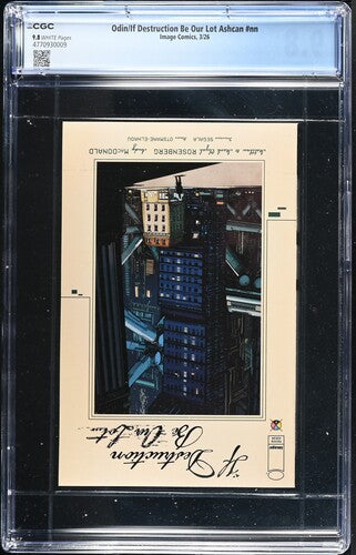 CGC 9.8 Odin/If Destruction Be Our Lot Preview Ashcan