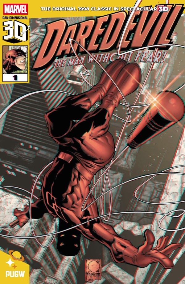 Daredevil #1 (1998) Pan-Dimensional 3D Edition Cover