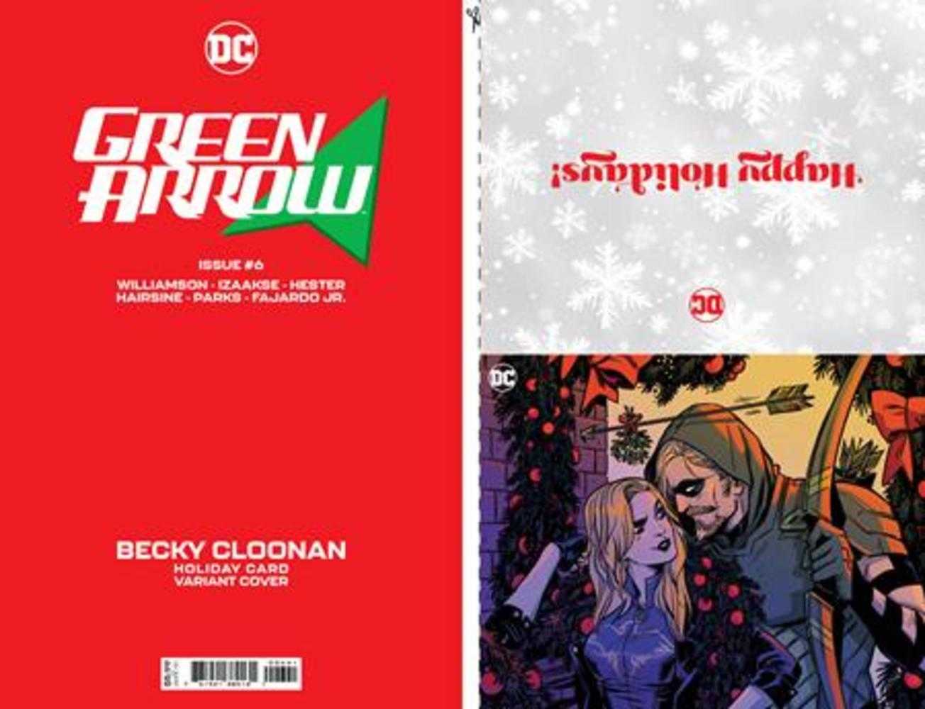 Green Arrow #6 (Of 12) Cover C Becky Cloonan DC Holiday Card Special Edition Variant