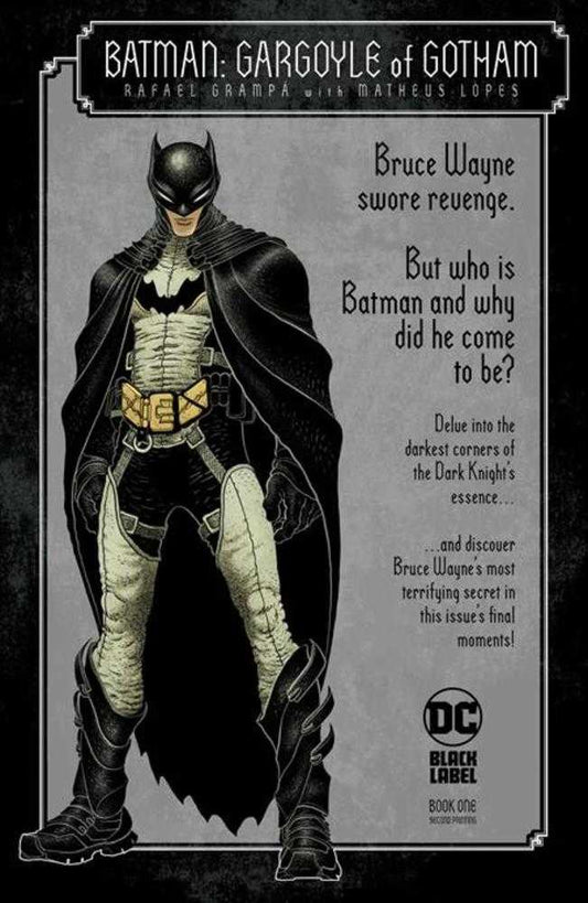 Batman Gargoyle Of Gotham #1 2nd Print